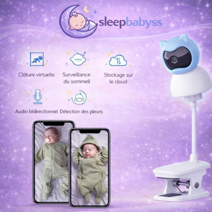 Sleepbabyss Caméra Bébé Clip & Flex
