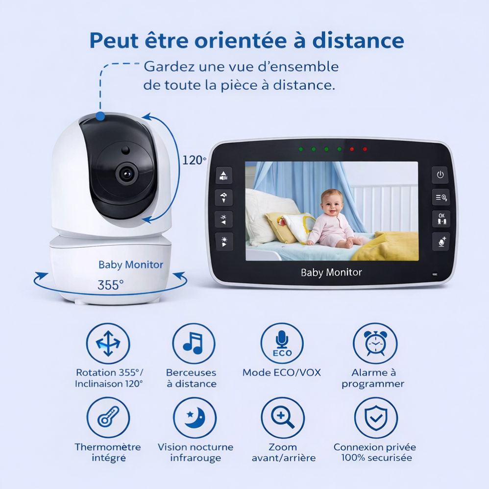 SleepBabyss Babyphone Vidéo 5