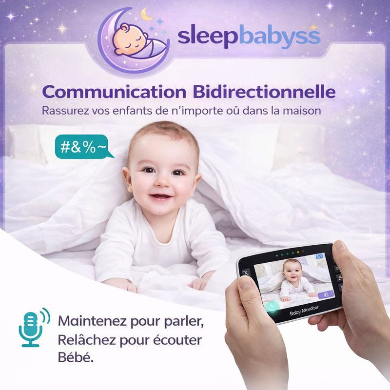 SleepBabyss Babyphone Vidéo 5