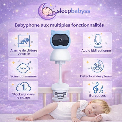 Sleepbabyss Caméra Bébé Clip & Flex