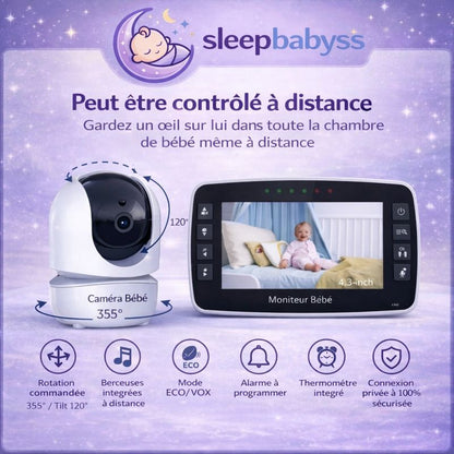 SleepBabyss Babyphone Vidéo 5