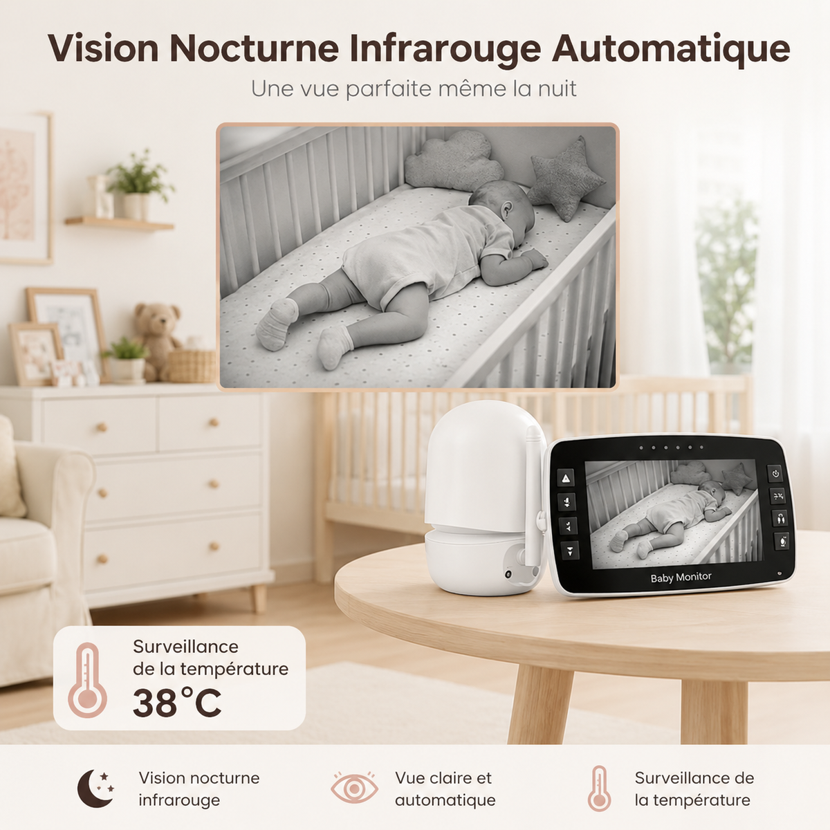SleepBabyss Babyphone Vidéo 5