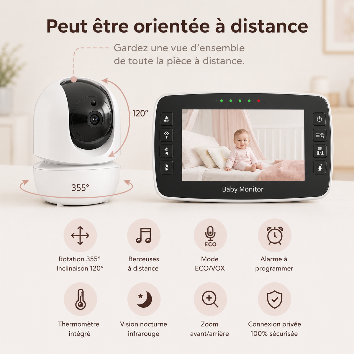 SleepBabyss Babyphone Vidéo 5